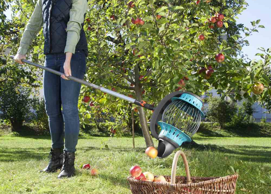 Gardena Combisystem Roll-, Apfel- und Obstsammler mit Schaufelfunktion