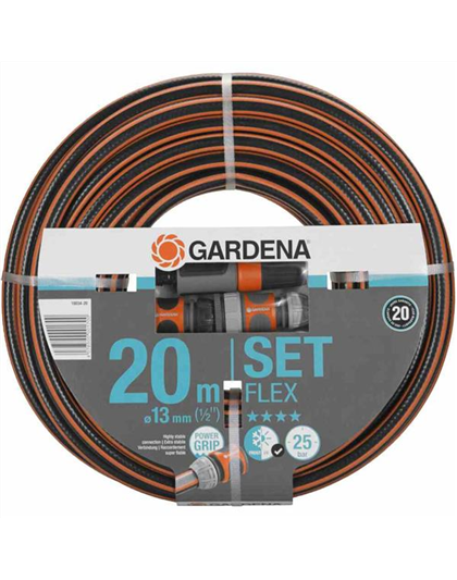 Gardena Comfort Flex Schlauch mit Systemteilen 13 mm (1/2") 20 m 