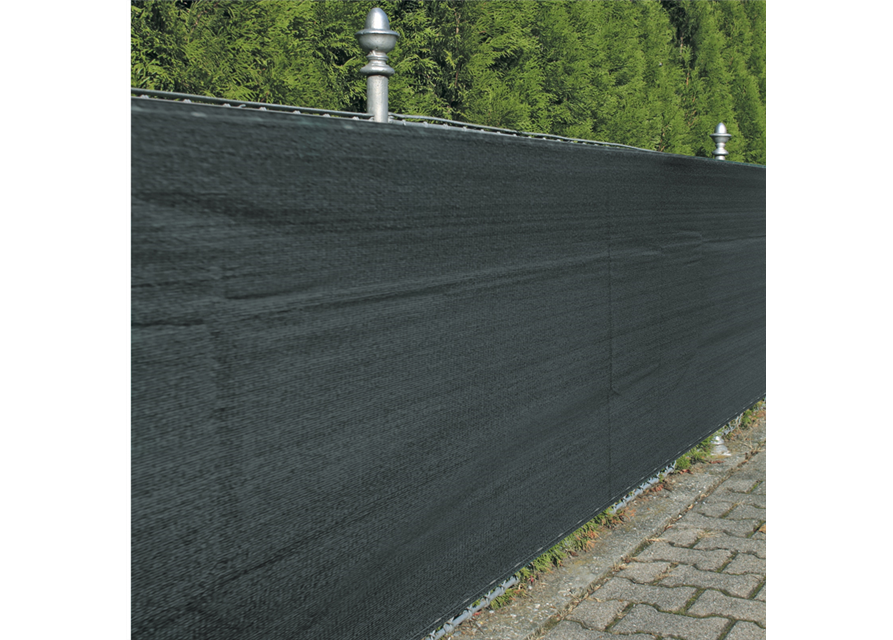 Zaunblende Sichtschutz Winddurchlässig anthrazit - Gartencenter Stassen
