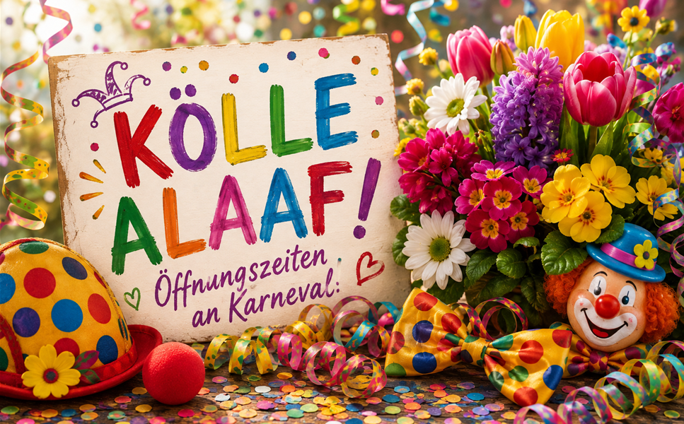 Öffnungszeiten an Karneval - Alaaf. Karneval bei Stassen